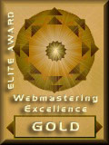 Gold Award for Webmastering Excellence