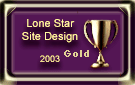 Gold Lone Star Design Award