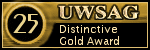 UWSAG Distinctive Gold 25 Award